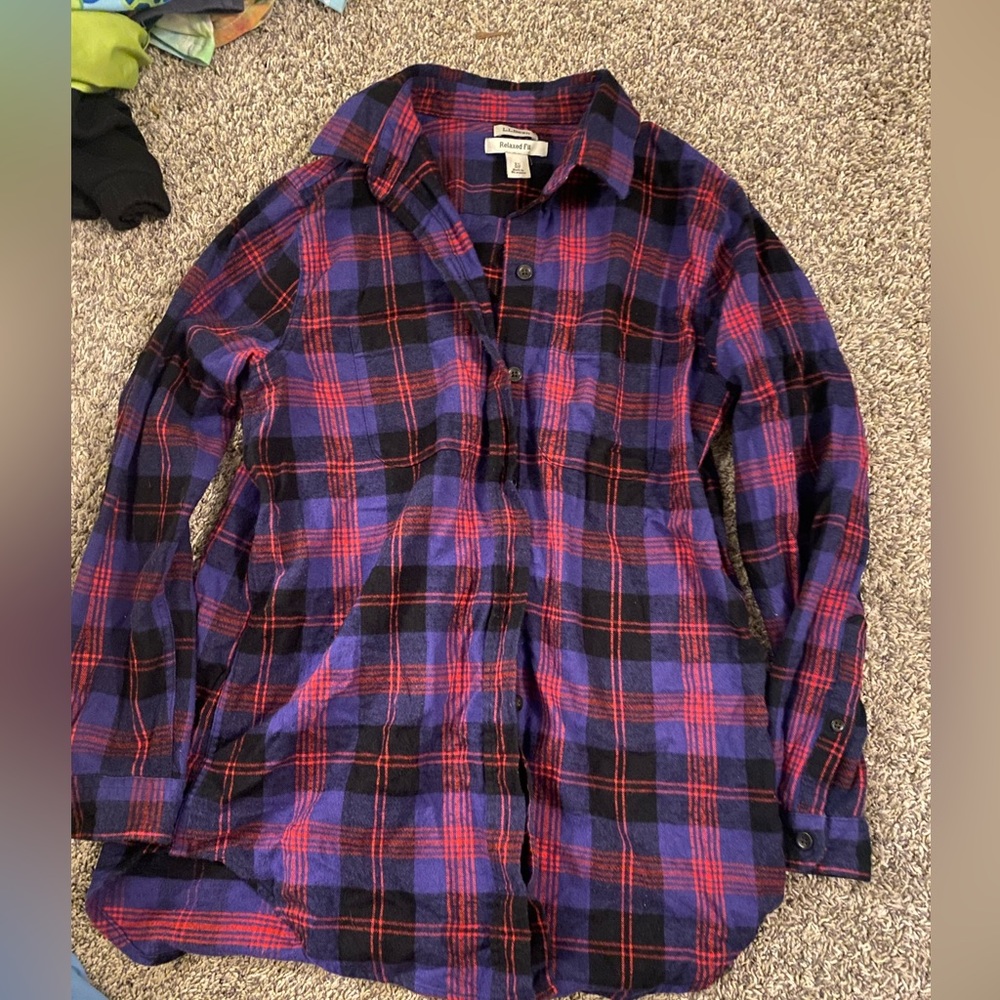 Women’s XS Petite LL Bean flannel